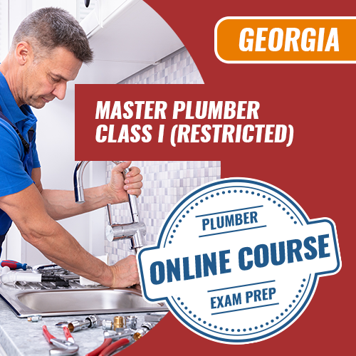 GEORGIA MASTER PLUMBER CLASS I (RESTRICTED) EXAM PREP COURSE