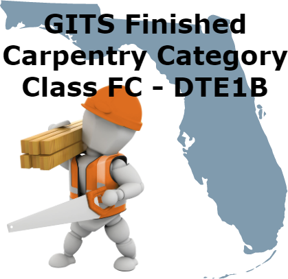 Categoría de carpintería terminada GITS - Clase FC - DTE1B (Condado - Florida)