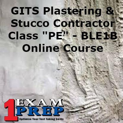 GITS Plastering and Stucco Contractor - Class 