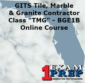 GITS Tile, Marble and Granite Contractor - Class "TMG" - BGE1B (County - Florida)