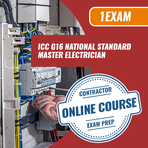 ICC G16 National Standard Master Electrician Exam Prep Package
