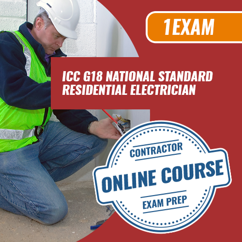 ICC G18 National Standard Residential Electrician Exam Prep Package