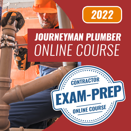 Journeyman Plumber Exam Prep Online Course Based on the 2021 UPC
