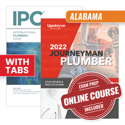 Alabama Journeyman Plumber Ultimate Exam Prep Package