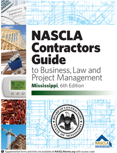 ASCLA Contractors Guide to Business, Law and Project Management, Mississippi 6th Edition; Highlighted & Tabbed