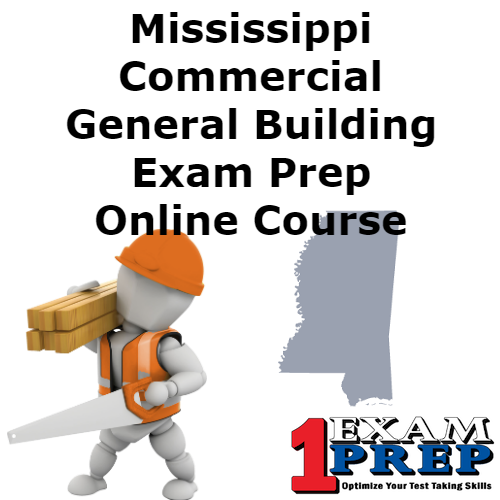 Contratista de construcción general comercial NASCLA de Mississippi - Curso de preparación para exámenes en línea 