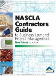 New Jersey NASCLA Contractors Guide to Business, Law and Project Management, NJ 1st Edition; Highlighted & Tabbed