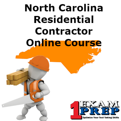 Contratista residencial de Carolina del Norte - Curso de preparación para exámenes en línea 