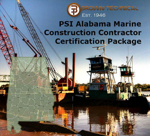 PSI Alabama Marine Construction Contractor Certification Package