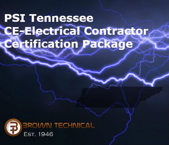 PSI Tennessee CE-Electrical Contractor Book Package