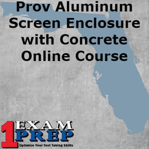 Prov Aluminum Screen Enclosure with Concrete