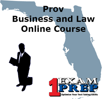 Prov Business and Law Online Exam Prep Course (County - Florida)