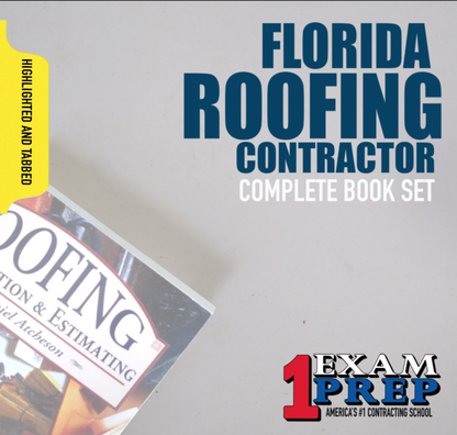 FLORIDA ROOFING CONTRACTOR ULTIMATE EXAM PREP RENTAL PACKAGE