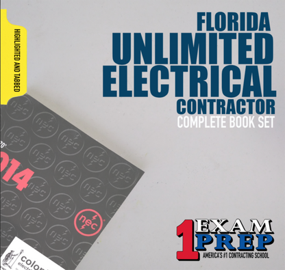 FLORIDA UNLIMITED ELECTRICAL CONTRACTOR ULTIMATE EXAM PREP RENTAL PACKAGE