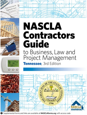 Tennessee NASCLA Examination for Commercial General Building Contractors Complete Book Set