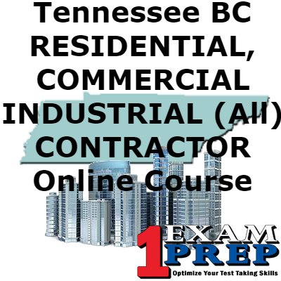 Tennessee BC Combined Residential / Commercial / Industrial Contractor - Online Exam Prep Course
