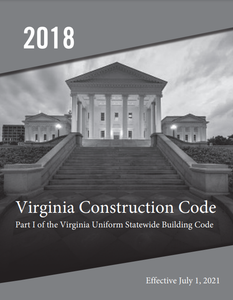 Virginia Uniform Statewide Building Code 2018 Part 1 (Binder)