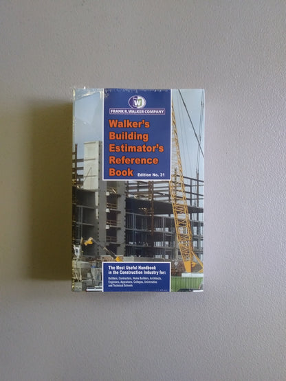 Walker's, Building Estimator's Reference Book, 31st Edition, 2017