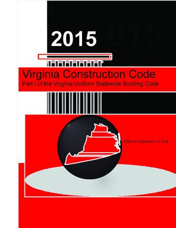 Virginia Uniform Statewide Building Code, 2015 - Part 1 Virginia Const