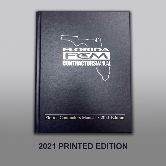Florida Contractor's Manual 2021 Edition