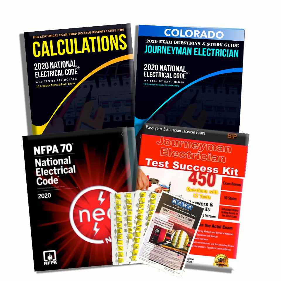 Colorado 2020 Complete Journeyman Electrician Exam Prep Package