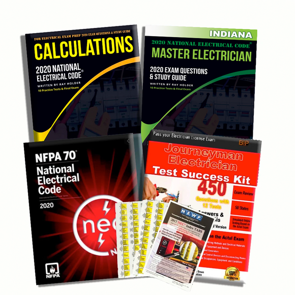 INDIANA 2020 MASTER ELECTRICIAN EXAM PREP PACKAGE
