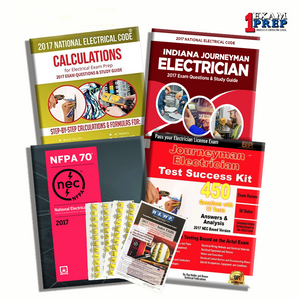 Indiana 2017 Journeyman Electrician Exam Prep Package