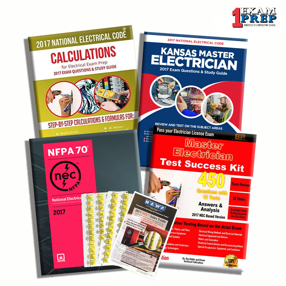 Kansas 2017 Master Electrician Exam Prep Package