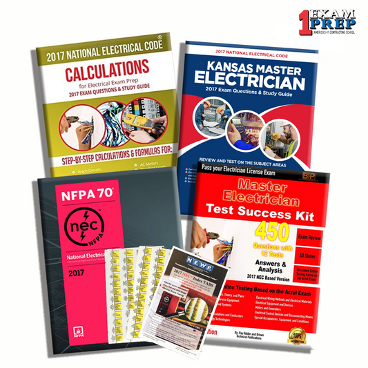 Kansas 2017 Master Electrician Exam Prep Package