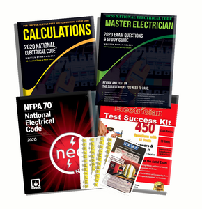 2020 Master Electrician Jump Start Book Package (w/ Spiral-bound NEC)