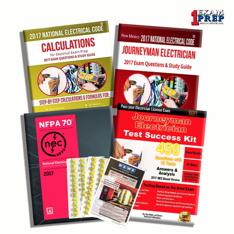 New Mexico 2017 Journeyman Electrician Exam Prep Package