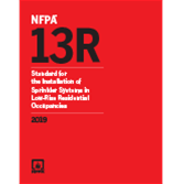 NFPA 13R Standard for the Installation of Sprinkler Systems in Residential Occupancies up to & Including Four Stories in Height, 2019