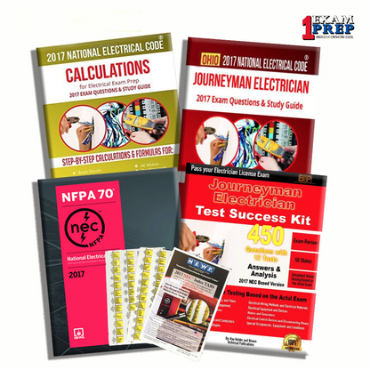 Ohio 2017 Journeyman Electrician Exam Prep Package