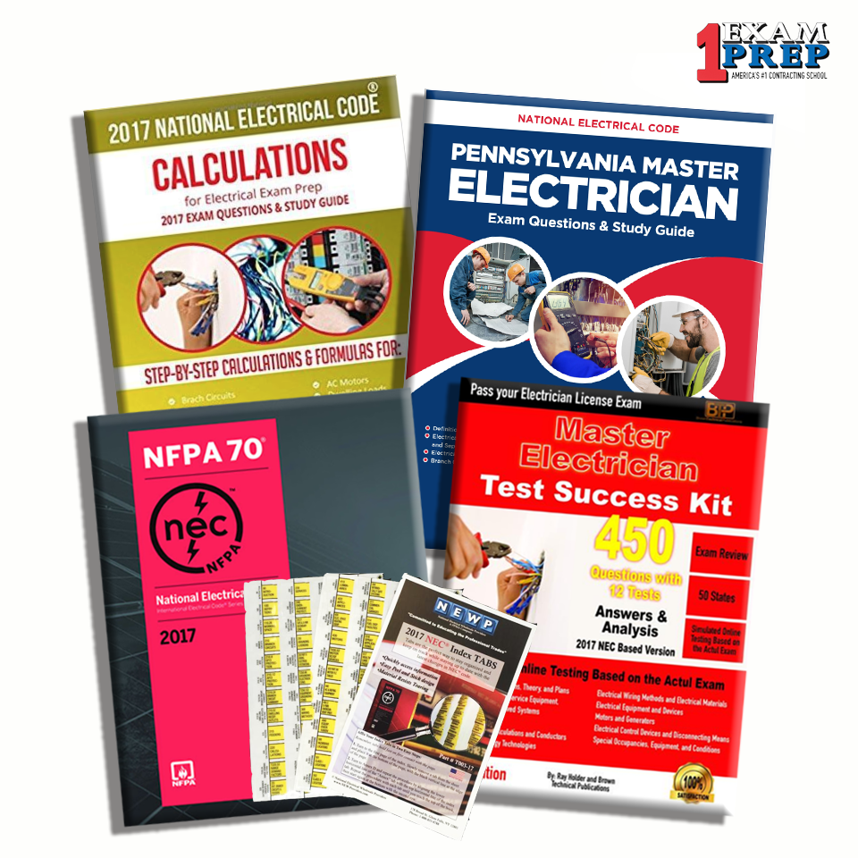 Pennsylvania 2017 Master Electrician Exam Prep Package