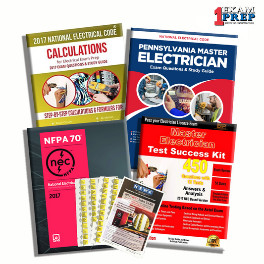 Pennsylvania 2017 Master Electrician Exam Prep Package