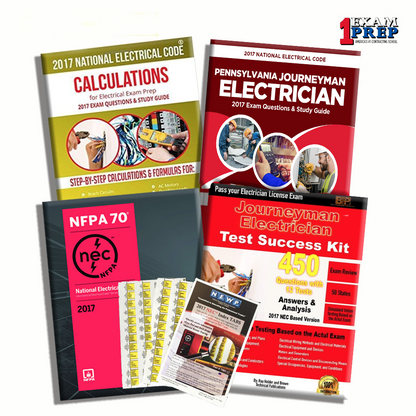 Pennsylvania 2017 Journeyman Electrician Exam Prep Package