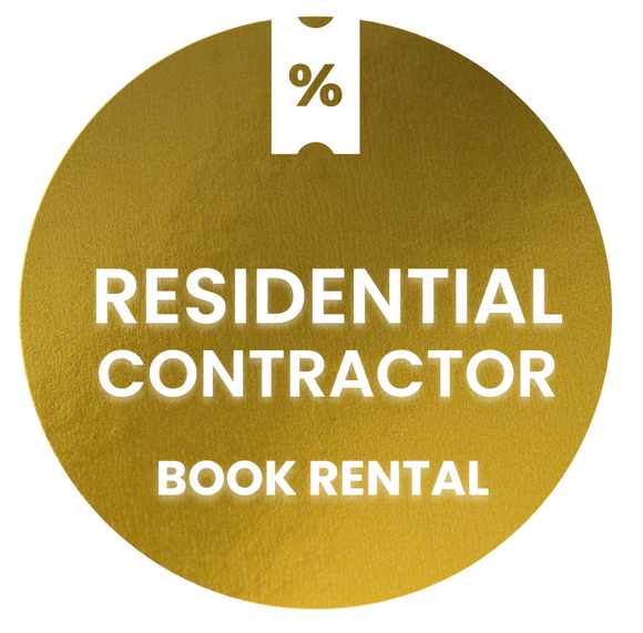 Florida Residential Contractor - Budget Friendly Book Rental Package