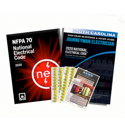 South Carolina 2020 Journeyman Electrician Exam Prep Package