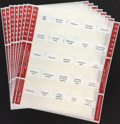 North Carolina Building Contractor Pre Printed Tabs