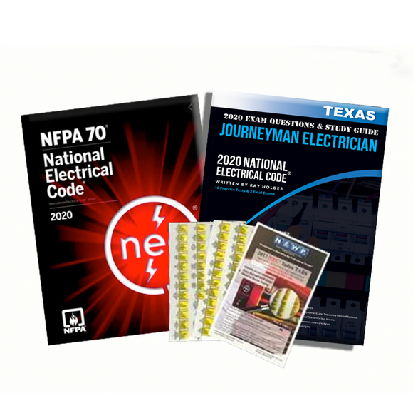 Texas 2020 Journeyman Electrician Exam Prep Package