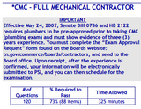 Tennessee CMC-Full Mechanical Contractor Book Package
